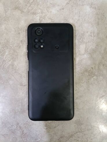 поко x3 телефон: Poco M4 Pro, Колдонулган, 128 ГБ, түсү - Көгүлтүр, 2 SIM