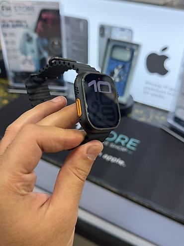 apple eatch: Apple Watch Ultra 2 Black Titanium Ideal veziyyetdedi. Xanim ishledib — 3