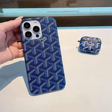 Техника и электроника: Goyard naxışlı, qoruyucu örtüklər dəsti. Telefon örtüyü cihazı — 1