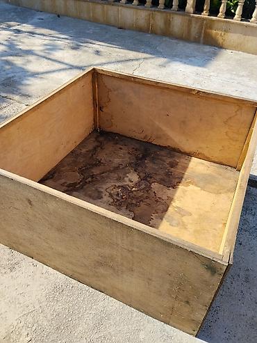 beton konteyner: Fanera qutu/konteyner - Material: qalın fanera lövhələr, künclər — 3