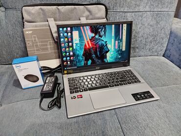 новут бук: Ноутбук, Acer, 20 ram gb ГБ ОЭТ, AMD Ryzen 7, 15.6 ", Жаңы, Жумуш, окуу үчүн, эс тутум NVMe SSD