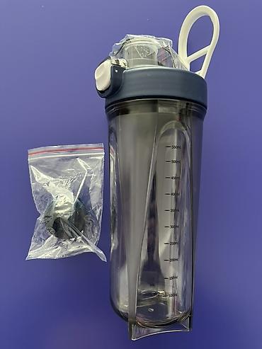 Sızdırmaz idman su qabı – 550 ml - Həcmi: 550 ml (kənarda ml şkalası