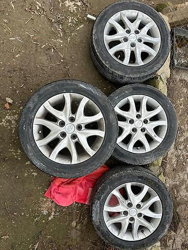 Disk təkərlər: Hyundai orijinal yüngül lehimli disklər və təkər komplekti (4 — 2