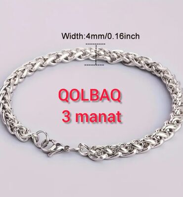 Bilərziklər: YENİ, Dəbli QOLBAQLAR satılır. (kişilər üçün) DƏBLİ və QƏŞƏNG — 21