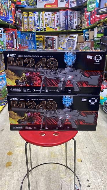 игрушечные бластеры: Игровые бластеры-автоматы J-SHOT (модели M416, M249 и AWM) — набор — 3