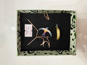 Bijuteriya dəstləri: Zərif bəzək dəstləri – kolyeler və kulonlar - Qutuda təqdim olunan — 9