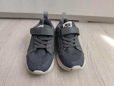 найк nike: Детские кроссовки, серые,лето-осень.Фирма -Совенок.Размер 32.Цена-300с — 2
