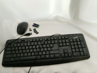 komputer klaviaturası: Genius klaviatura və siçan dəsti - Klaviatura: Genius markalı, tam