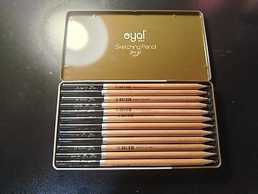 Ofis ləvazimatları: Oyal Plus Sketching pencil.heç istifade edilmeyimb — 2