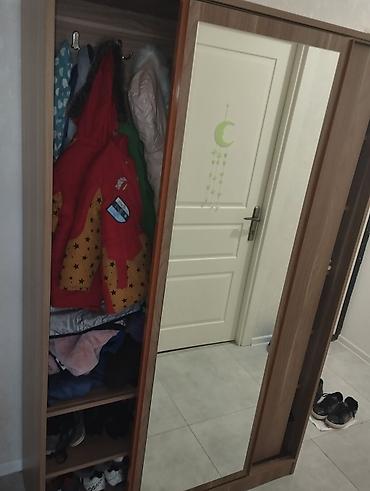 asilqanlar satisi: Yeni, 2 qapılı, Güzgülü, Qəhvəyi, Taxta, Kupe, Düz dolab — 3