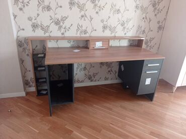 yazı stolu: Ofis və ya ev üçün çalışma masası. Sifarişlə Türkiyə istehsalı 18mm