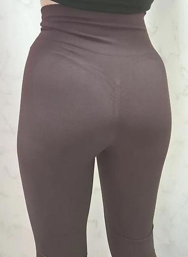 Helanke, biciklistički šortsevi: Ženske sportske helanke – visoki struk, bešavne - Model: uske helanke — 1