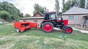 аккумуляторная газонокосилка: Трактор Беларус МТЗ 82.1 2007с пресс-подборщиком Сипма - Полный — 1