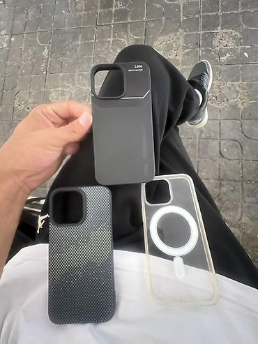 чехлы iphone 13: Чехол на 13 про,цена за штук В наборе: - Матовый черный чехол с — 1