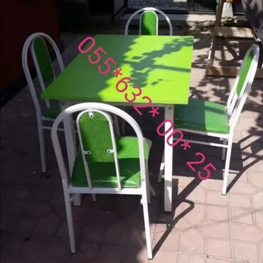 Restoran mebeli: Kuxna üçün masa və oturacaqlar dəstləri, kafe və cayxana üçün stol — 5