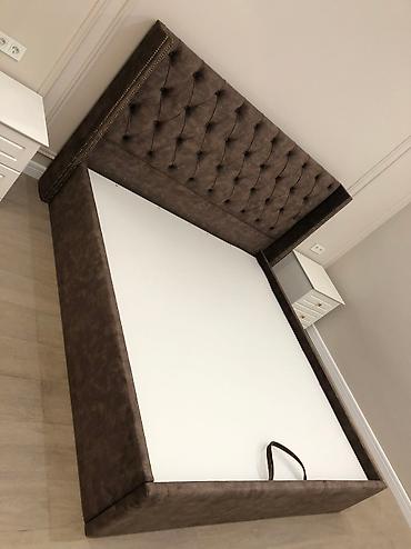 Двуспальные кровати: Двуспальная кровать, Новый, Каркас без матраса, длина - 200 см — 11