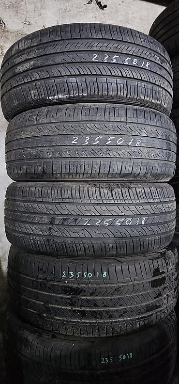 разнопарка: Шины 235 / 50 / R 18, Лето, Б/у, 1 шт, Легковые, Корея, Hankook — 1