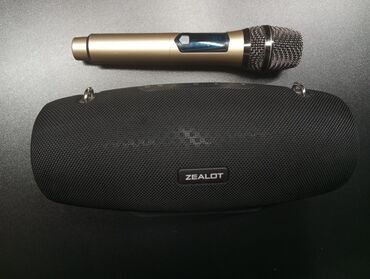 авто колонки: Продаю колонку zealot с одним рабочим микрофоном, состояние отличное