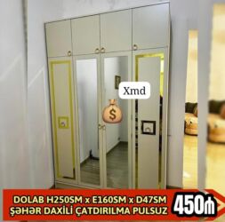 ремонт шкафов купе: Yeni, Qarderob, paltar dolabı