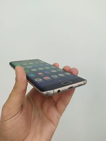 Mobil telefonlar: Samsung Galaxy S6 Edge Plus, 32 GB, rəng - Göy, Sensor — 6