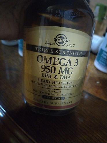 ucuz saat: Solgar Triple Strength Omega-3, 950 mq (EPA & DHA) – 100 kapsul — 1