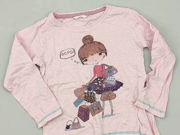 modne bluzki dla dzieci: Блузка, 4-5 р., 104-110 см, стан - Дуже гарний