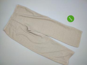 beige color: Spodnie materiałowe damskie, rozmiar 3XL — 3
