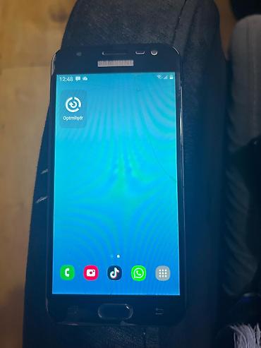 galaxy j3: Samsung Galaxy J3 2017, 16 GB, rəng - Qara, Barmaq izi — 1