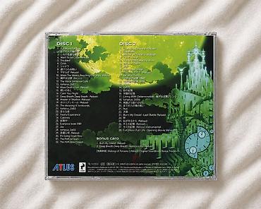 disk dvd: Məhsul: Persona 3 Reload Original Soundtrack (CD) - Rəsmi ATLUS/SEGA — 2
