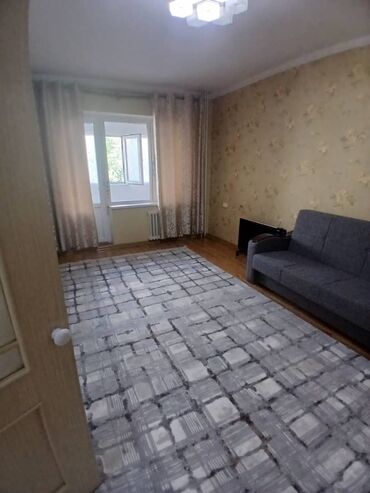 квартира в аламедин 1 городок строителя: 1 комната, 35 м², 106 серия, 1 этаж, Косметический ремонт
