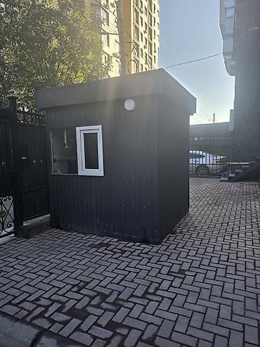 Пост охраны/киоск из металлопрофиля Компактный модульный павильон в