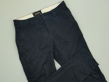 Spodnie: Spodnie M (EU 38), stan - Dobry, wzór - Jednolity kolor, kolor - Niebieski