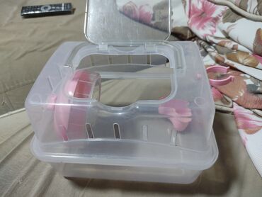 Oyuncaqlar: Kiçik gəmiricilər üçün qaçış topu və daşıma konteyneri seti. - — 9