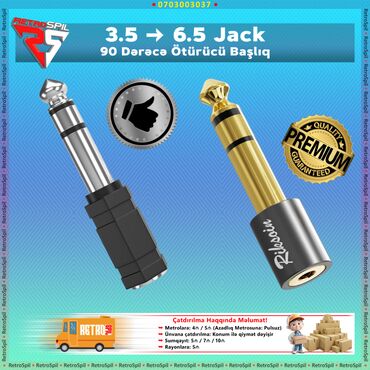 mp3 yukle pulsuz: Ötürucu Başlıq Audio Adapter 3.5mm / 6.35mm AUX Kabel / AUX Cevrici /