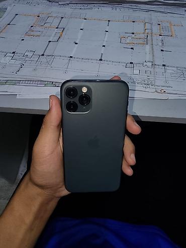 11 вйфон: IPhone 11 Pro, 64 ГБ, цвет тёмно-зелёный. Смартфон Apple с компактным — 1