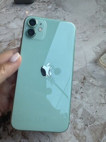 iphone 11 azerbaycanda qiymeti: IPhone 11, Alpine Green, Face ID