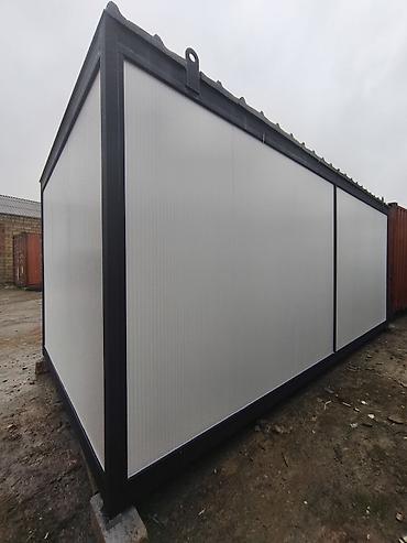 Konteynerlər: Metall karkaslı sendivic panel mobil konteyner/ofis modul - Ölçü — 3