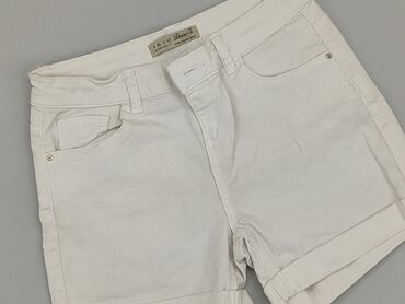 beżowe jeansy damskie z wysokim stanem: Denim Co, S (EU 36), condition - Good