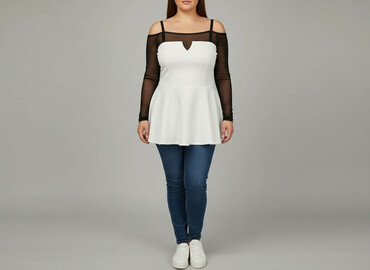 sukienki trapezowa na wesele plus size: Sukienka damska, rozmiar 2XL
