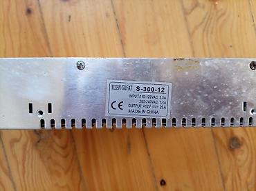 sok çeken: Tizen Great S-300-12 AC/DC güc mənbəyi - Model: S-300-12 - Giriş — 3