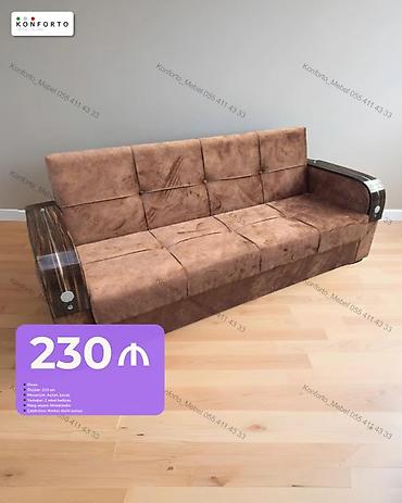 yorga: Divan - Ölçü: 210 sm - Mexanizm: açılıb-bağlanan, bazalı - Mexanizm — 1