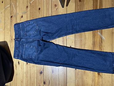 cirt cirt cirt denim: - Məhsul: Kişi düz kəsim cins şalvar - Rəng: Tünd mavi (indigo) - — 2