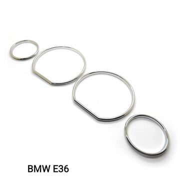 Тюнинг: BMW Е36 новые хромированные кольца в щиток приборной панели. Материал