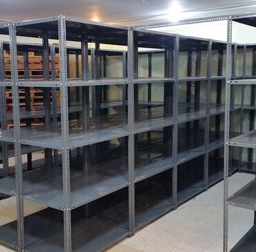 Rəf vitrinləri: Metal stelaj (rəflər) Metal dolab (şkaf) LEGENS GENERAL MMC Sifariş — 2