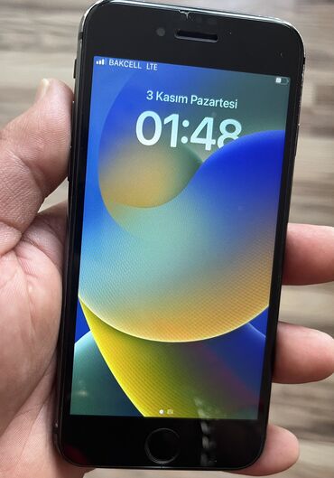online komputer isi: IPhone 8, 64 GB, Qara, Barmaq izi, Simsiz şarj