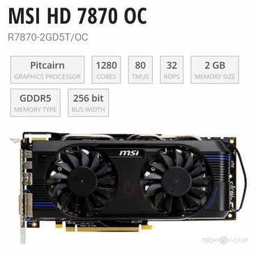 Videokartlar: MSI AMD HD 7870 OC Edition 2GB - Performans baxımından GTX 660 Ti / — 2