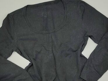czarne bluzki z wiskozy: Sweter, S (EU 36), condition - Good