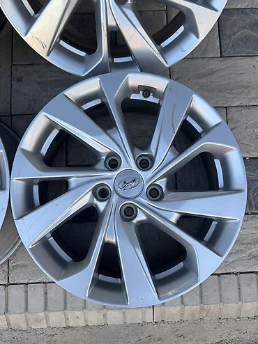 aeolus e70: Литые Диски R 17 Hyundai, Комплект, отверстий - 5, Б/у — 7