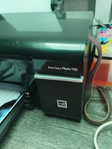 принтер эпсон п 50: Срочная цена.Продаю принтер epson t 50. состояние нормальное.печатает