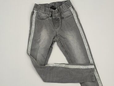 spodnie komunijne czarne: Spodnie jeansowe, 9 lat, 128/134, stan - Bardzo dobry